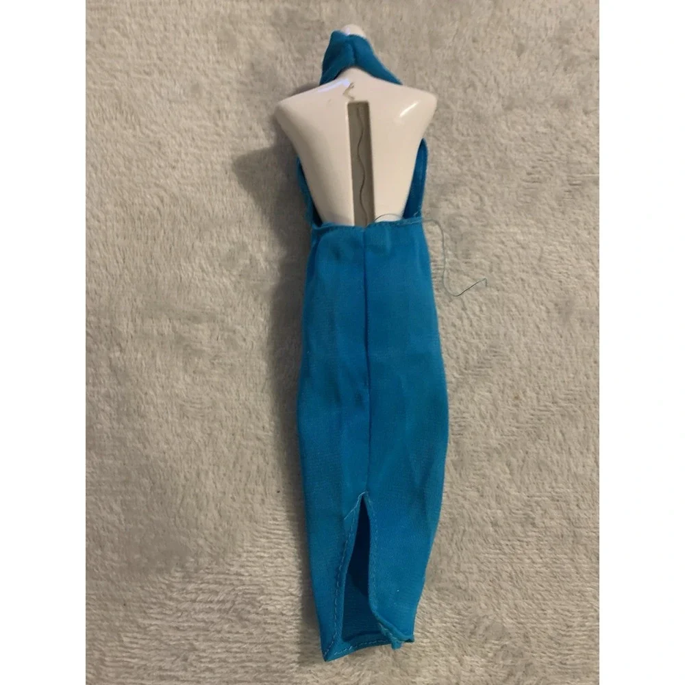Vintage Barbie 1980 Dress Turquoise w Butterfly #1467 Best Buy Fashions‎